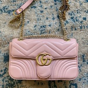 Quilted G handbag